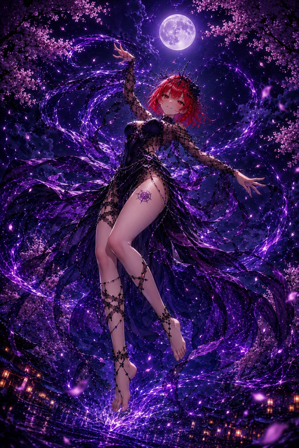 紫の影術を操る妖術士・紫苑