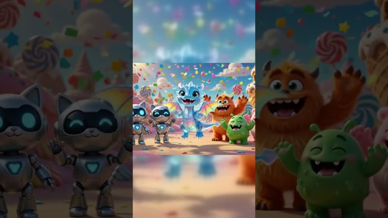 Crystal Dragon Neon Adventure Shorts thumbnail