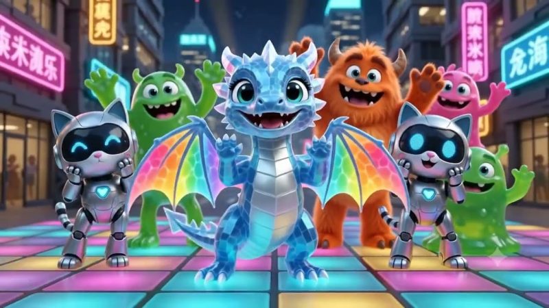 Crystal Dragon's Neon AdventureのYouTubeサムネイル